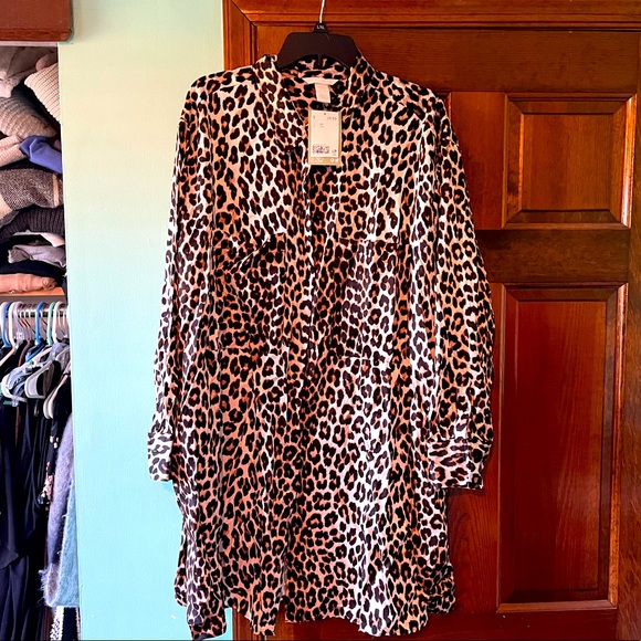 BNWT h&m leopard tunic - Picture 1 of 5